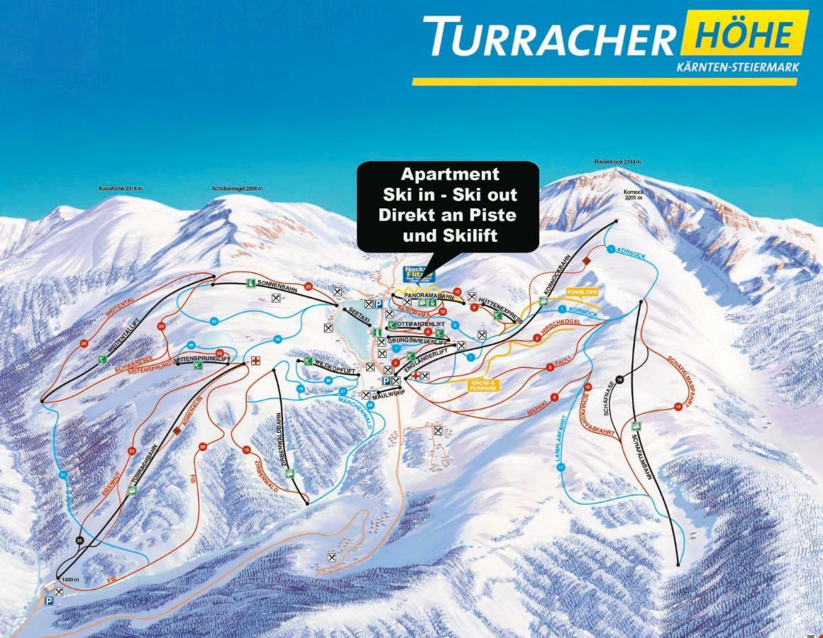 Apartment Ski In - Ski Out Turracher Hohe Dış mekan fotoğraf